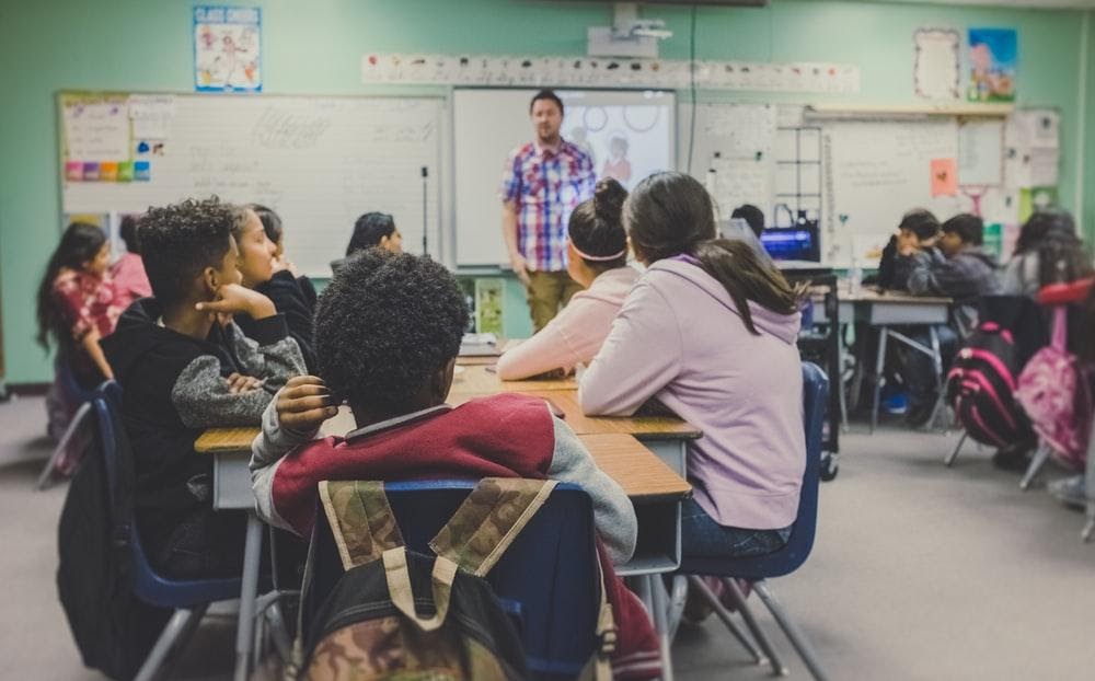 students in classroom