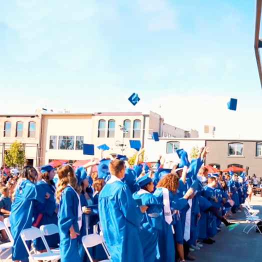 Students from iSucceed graduating in 2023